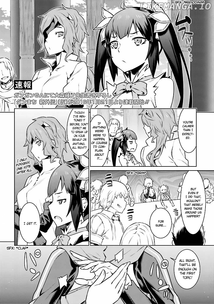 Dungeon ni Deai o Motomeru no wa Machigatte Iru Darou ka chapter 48 - page 4