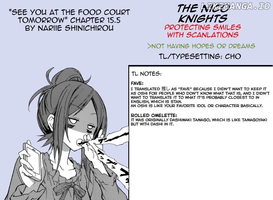 See You at the Food Court Tomorrow. chapter 15.5 - page 7