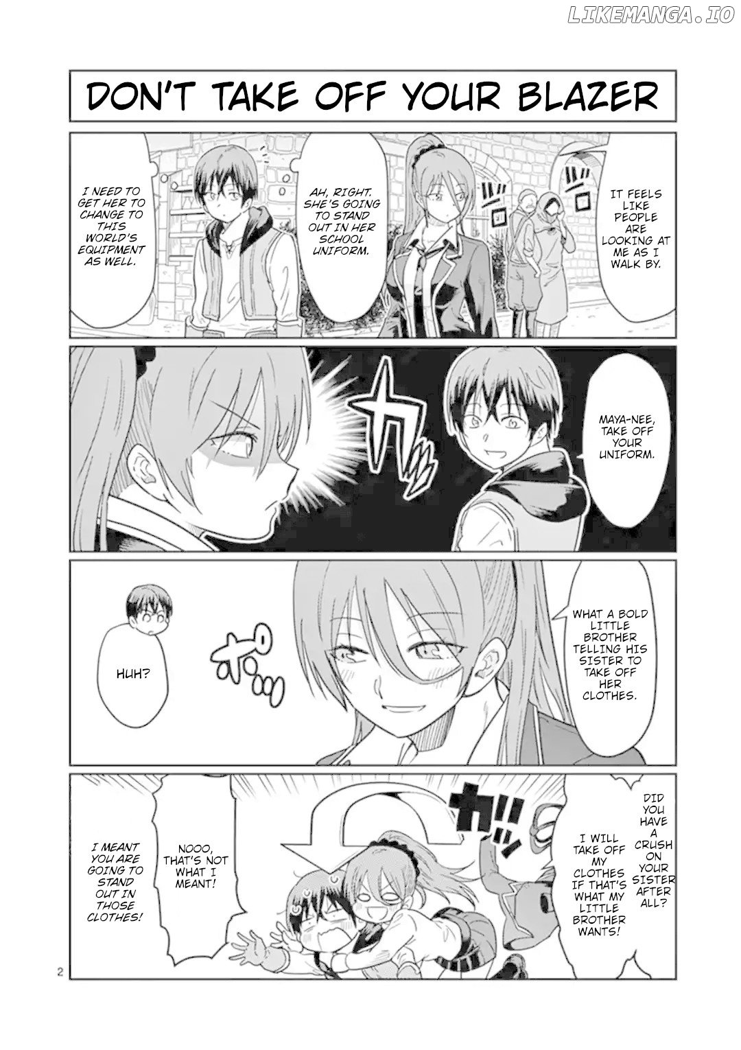 Isekai One Turn Kill Nee-san chapter 2.5 - page 2