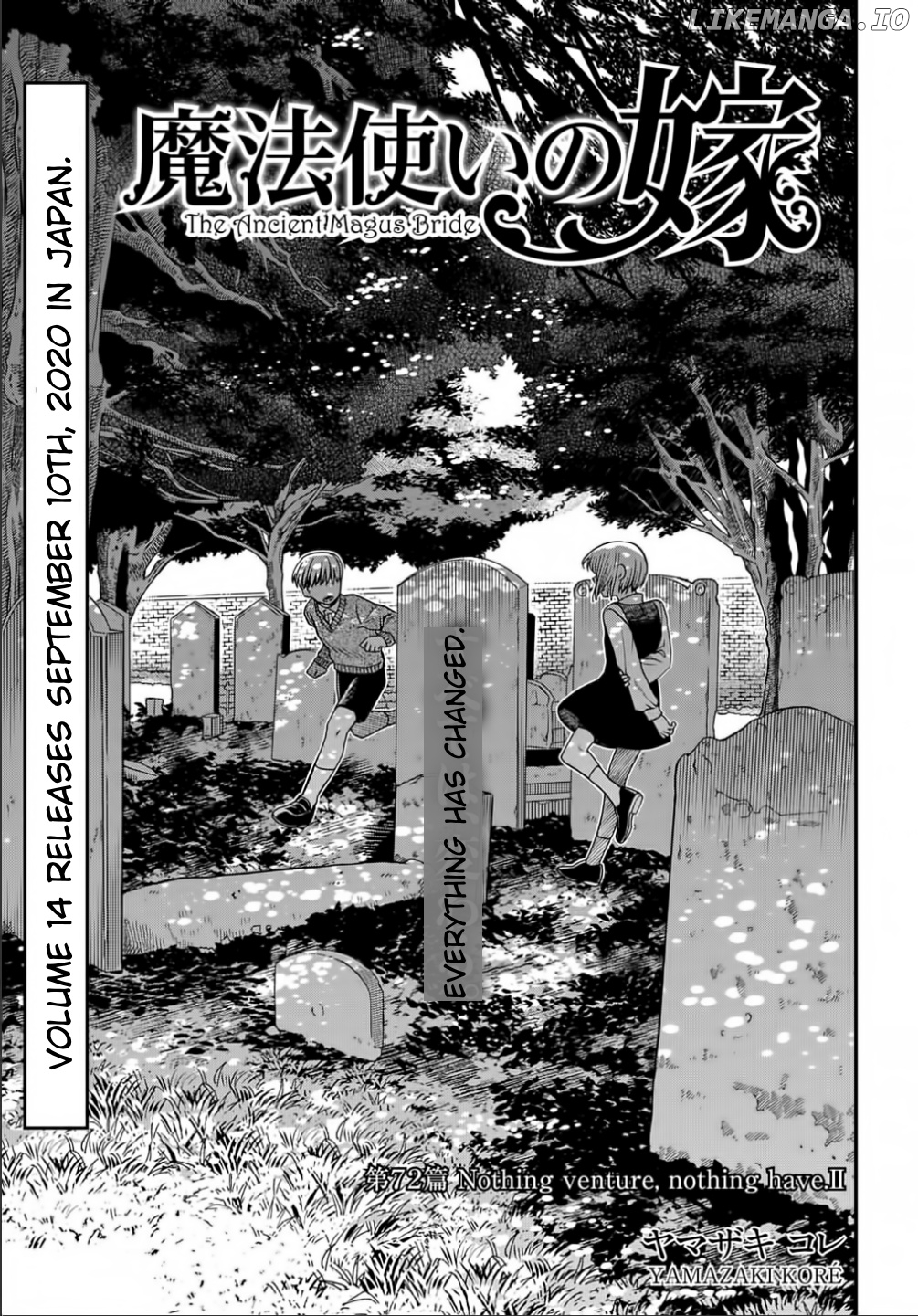 Mahou Tsukai no Yome chapter 72 - page 1