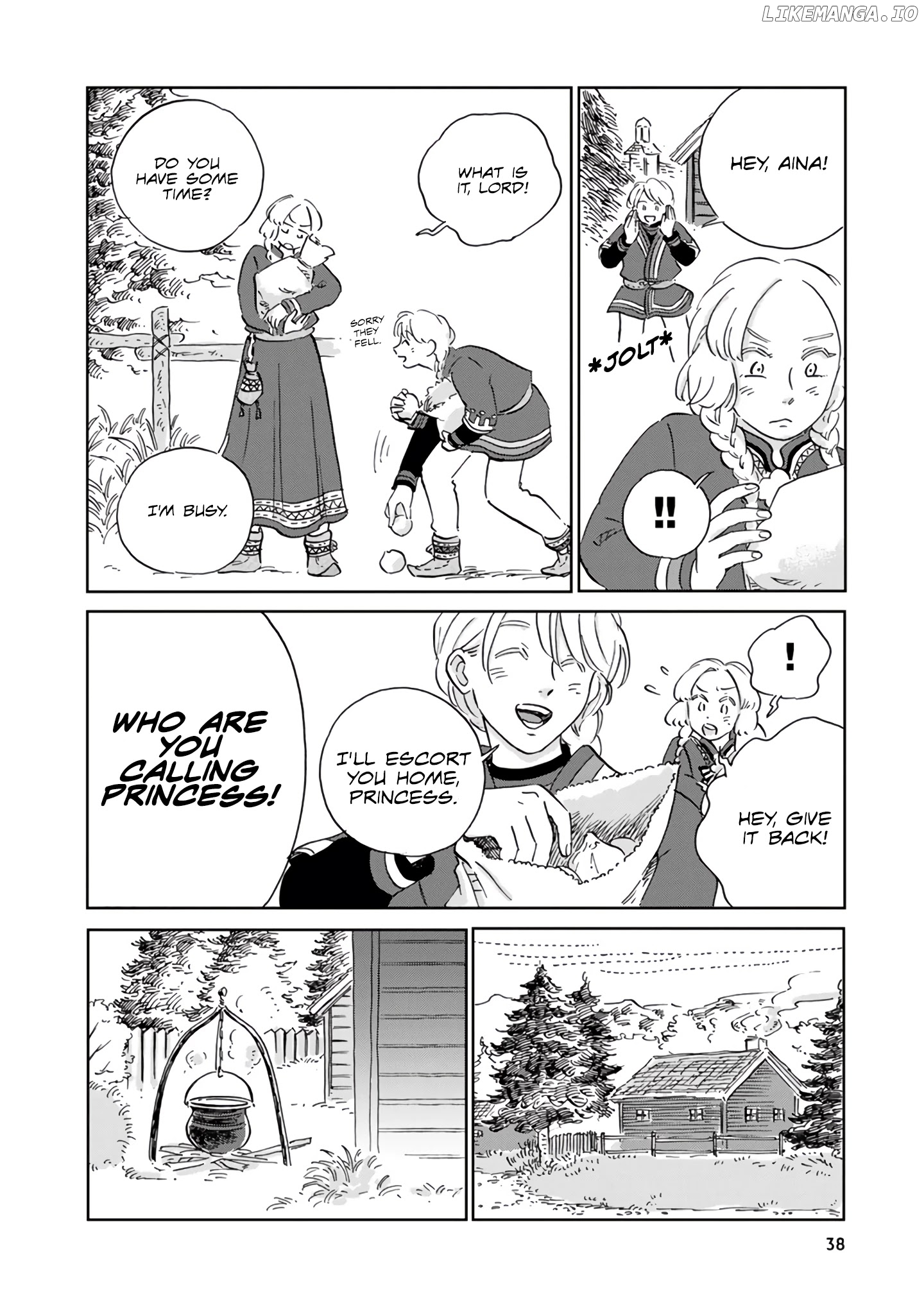 Hokuou Kizoku to Moukinzuma no Yukiguni Karigurashi chapter 33 - page 4