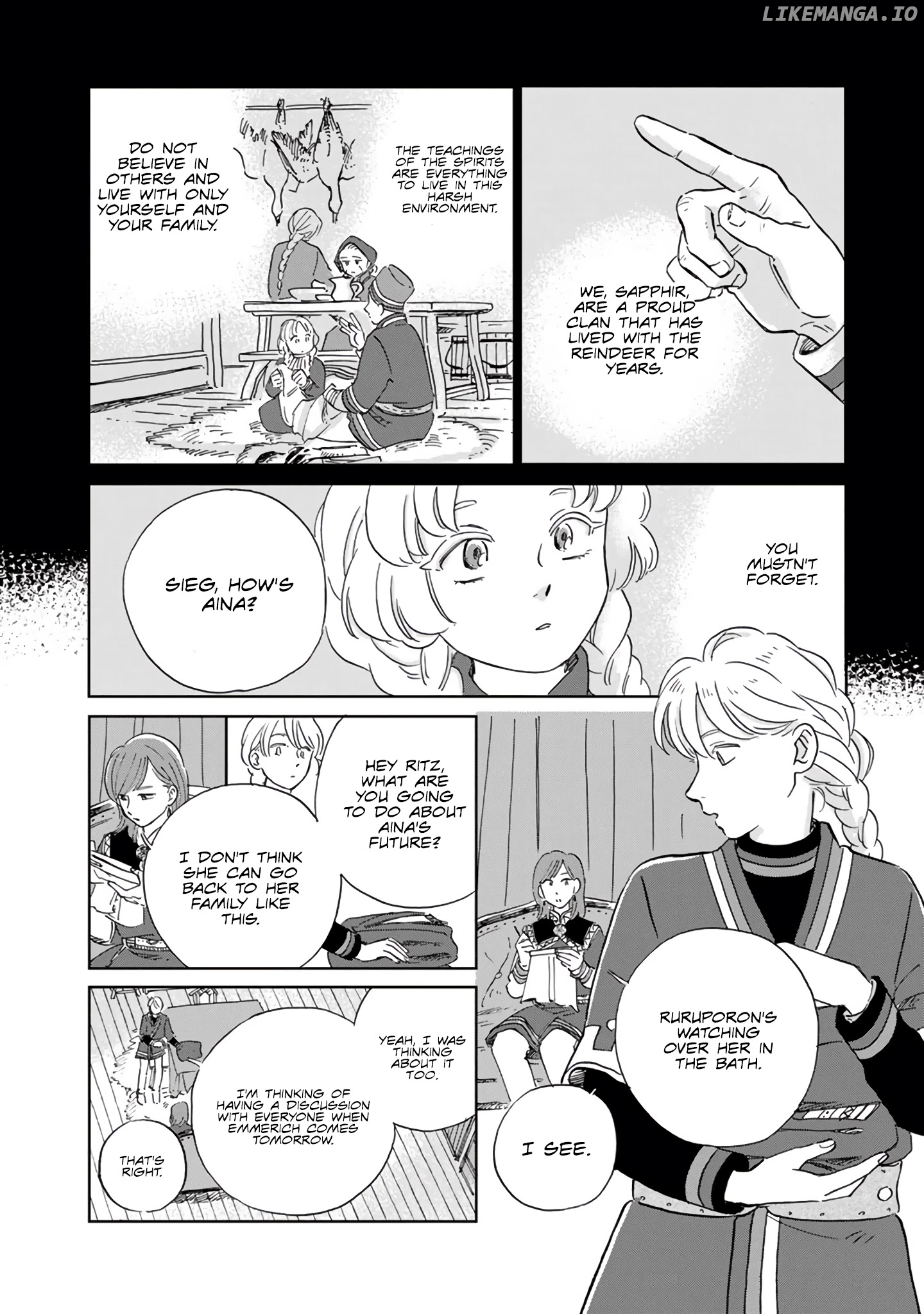 Hokuou Kizoku to Moukinzuma no Yukiguni Karigurashi chapter 39 - page 2