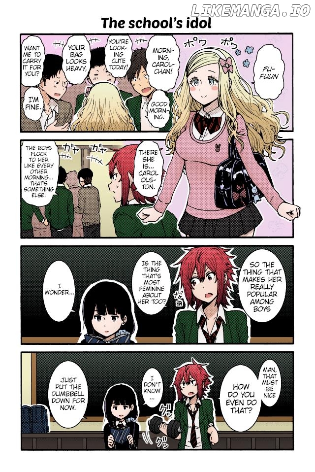 Tomo-Chan Wa Onnanoko (Fan Colored) chapter 6 - page 1