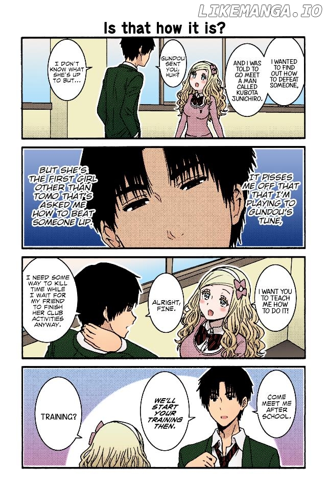 Tomo-Chan Wa Onnanoko (Fan Colored) chapter 6 - page 17