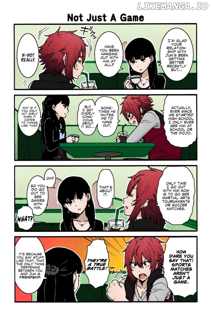 Tomo-Chan Wa Onnanoko (Fan Colored) chapter 10 - page 4