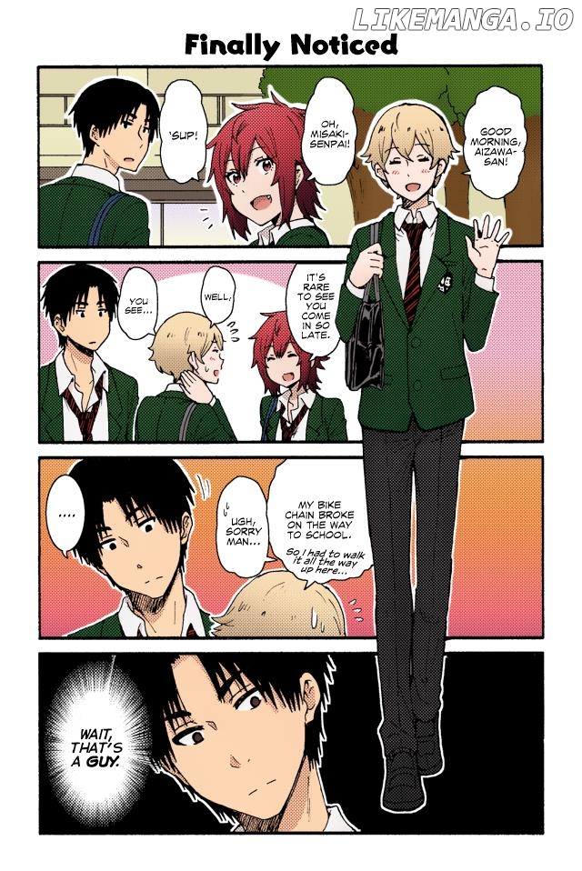 Tomo-Chan Wa Onnanoko (Fan Colored) chapter 11 - page 1