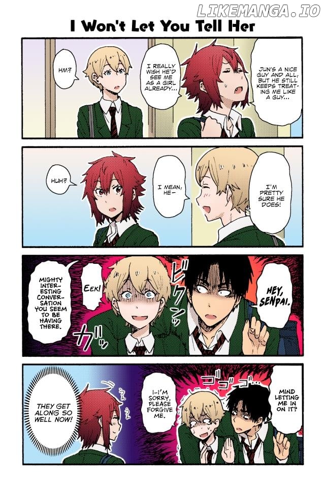 Tomo-Chan Wa Onnanoko (Fan Colored) chapter 11 - page 15