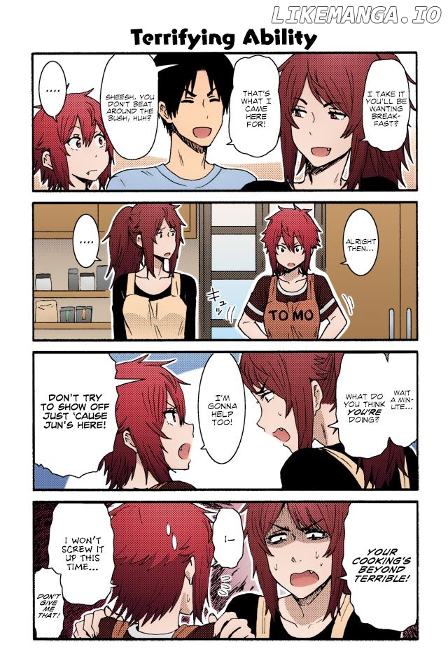 Tomo-Chan Wa Onnanoko (Fan Colored) chapter 14 - page 3