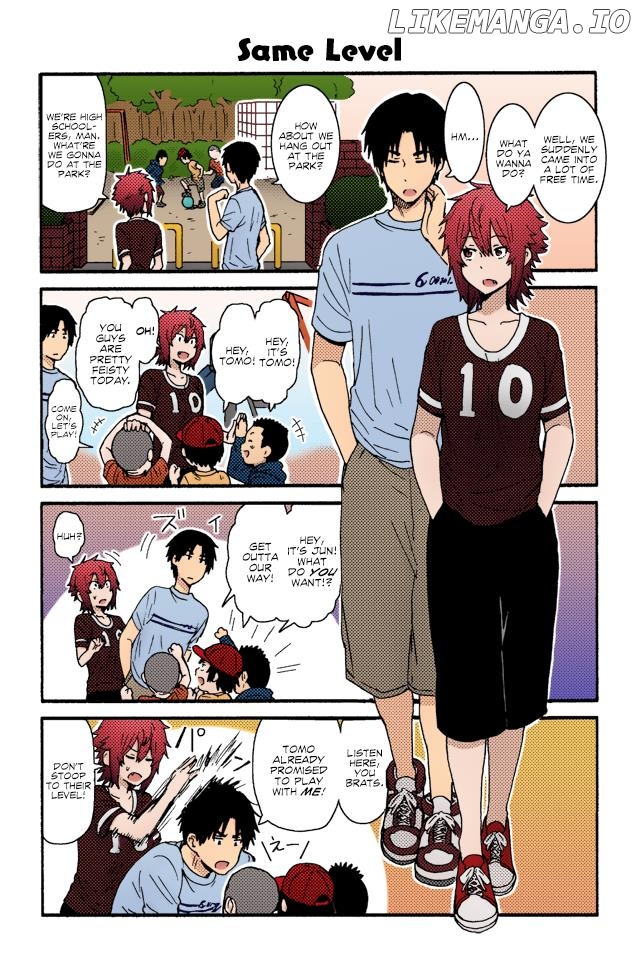 Tomo-Chan Wa Onnanoko (Fan Colored) chapter 14 - page 8