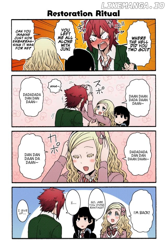 Tomo-Chan Wa Onnanoko (Fan Colored) chapter 15 - page 11