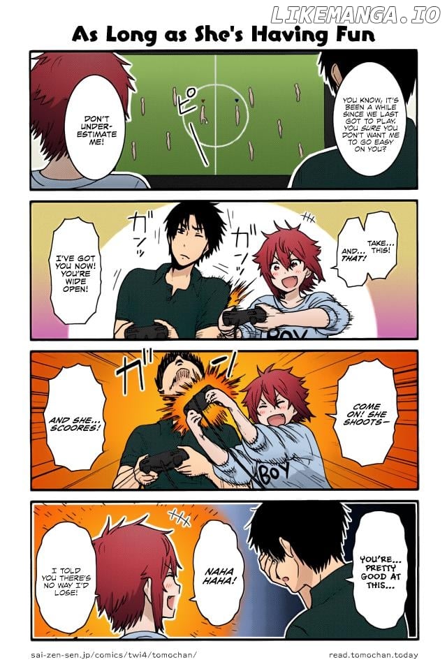 Tomo-Chan Wa Onnanoko (Fan Colored) chapter 20 - page 18