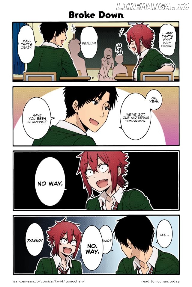 Tomo-Chan Wa Onnanoko (Fan Colored) chapter 21 - page 1