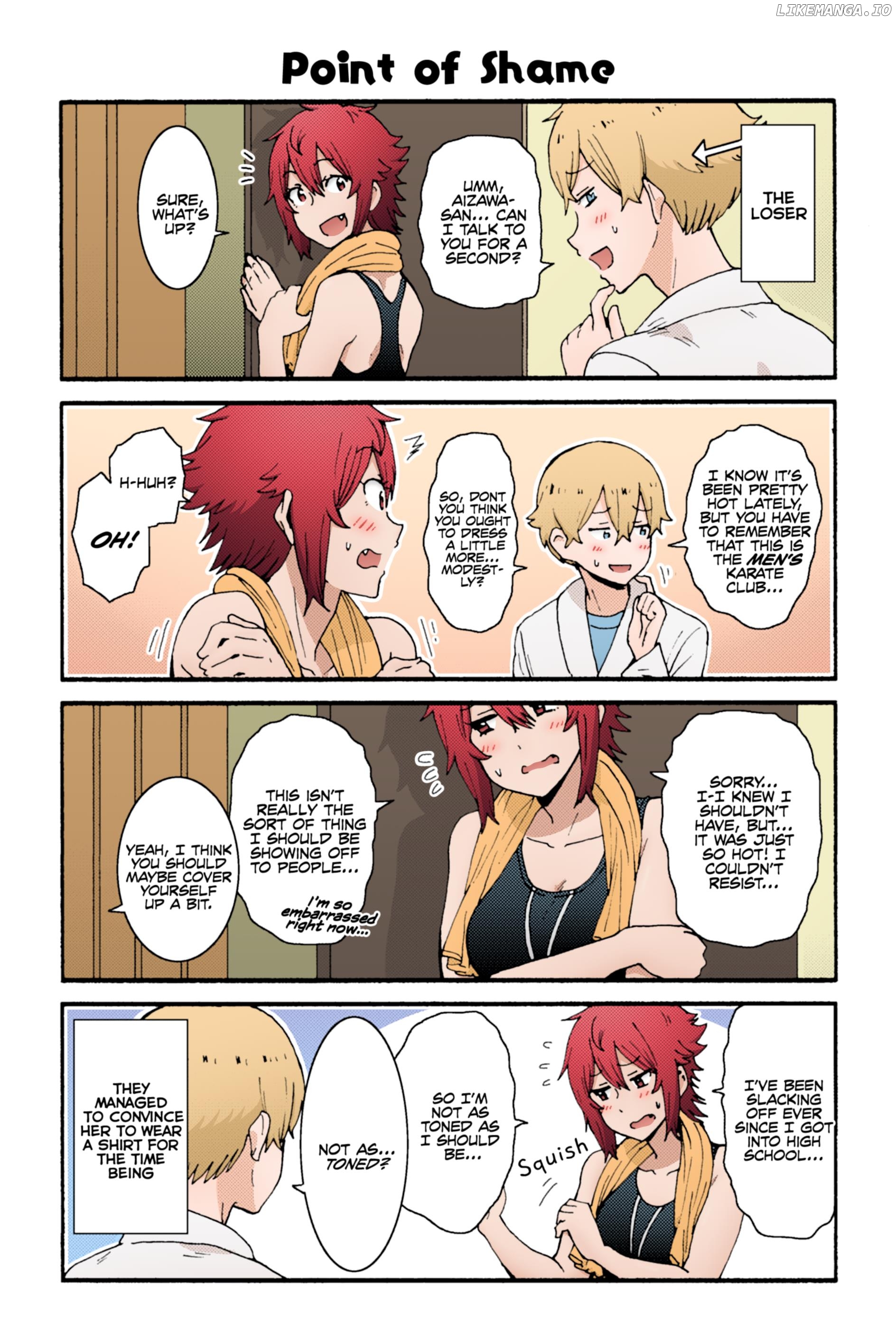 Tomo-Chan Wa Onnanoko (Fan Colored) chapter 22 - page 12