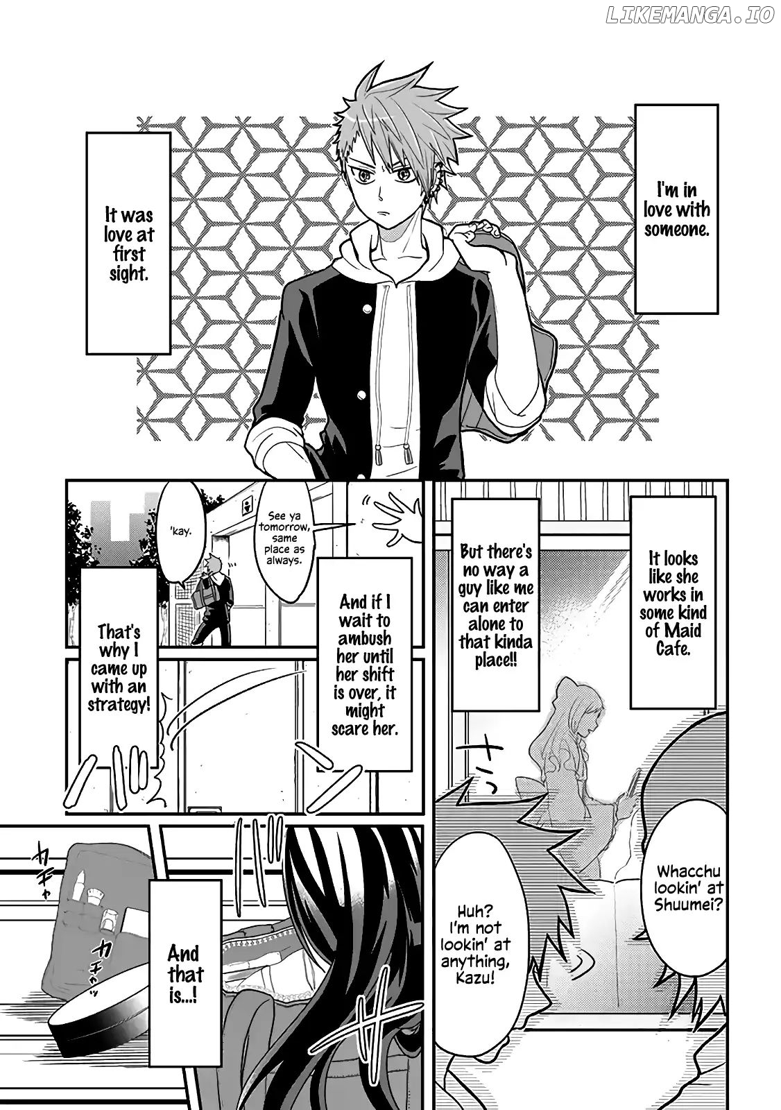 Josou Shite Mendoukusai Koto ni Natteru Nekura to Yankee no Ryou Kataomoi chapter 1 - page 3