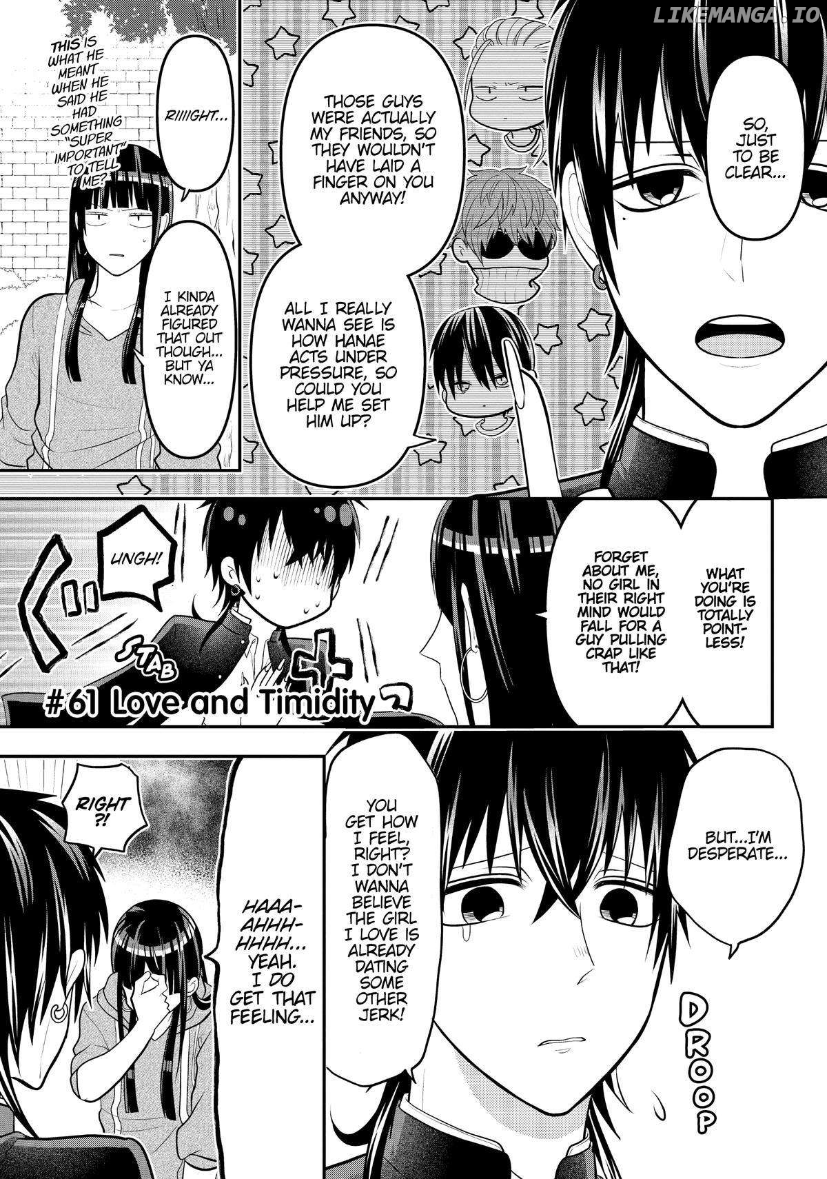 Josou Shite Mendoukusai Koto ni Natteru Nekura to Yankee no Ryou Kataomoi Chapter 61 - page 1