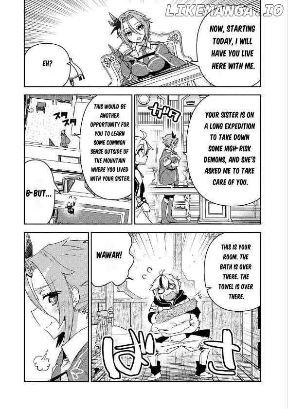 My younger brother became ridiculously strong when he trained as his sister told him chapter 2 - page 11