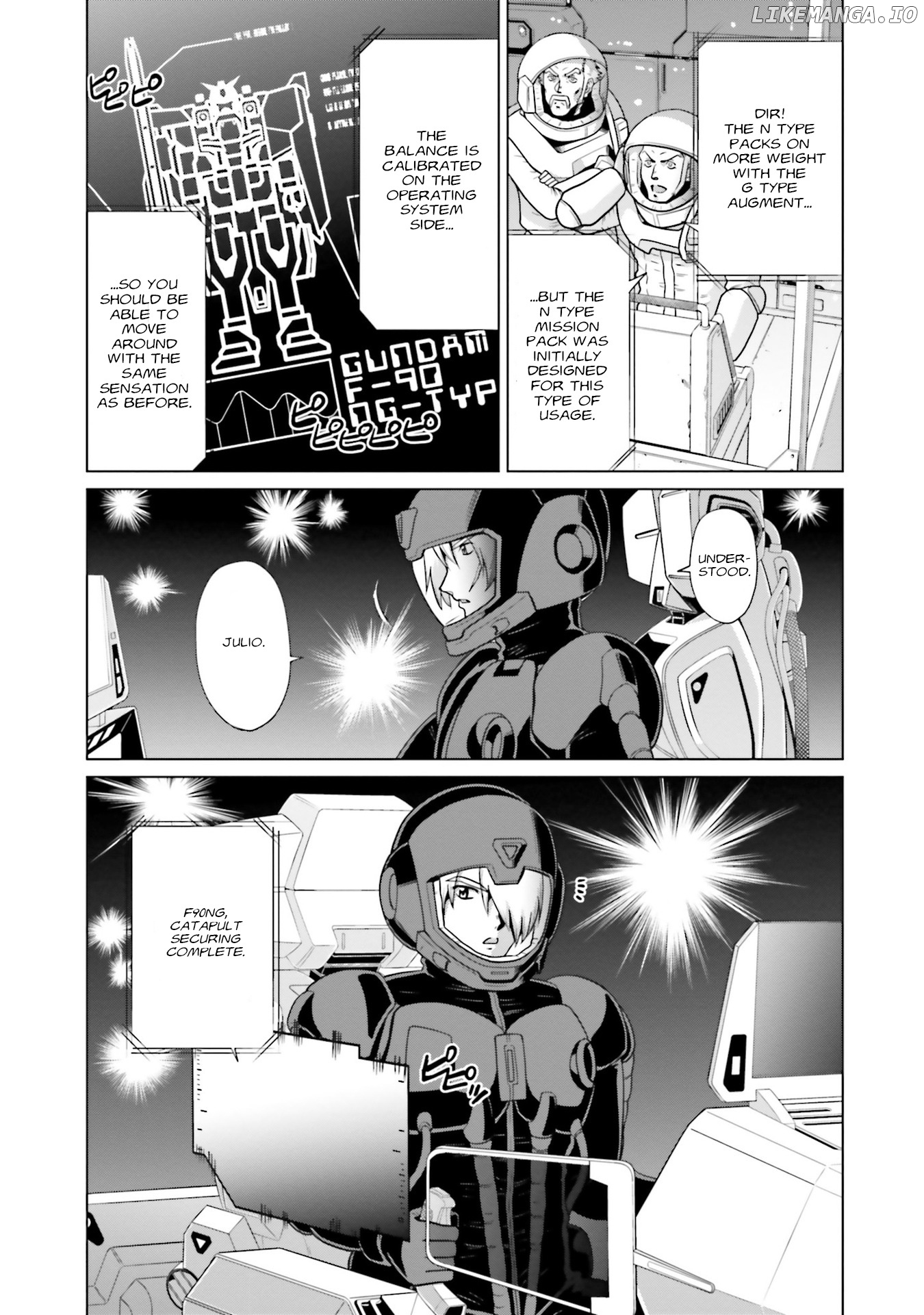 Mobile Suit Gundam F90 FF chapter 16 - page 12