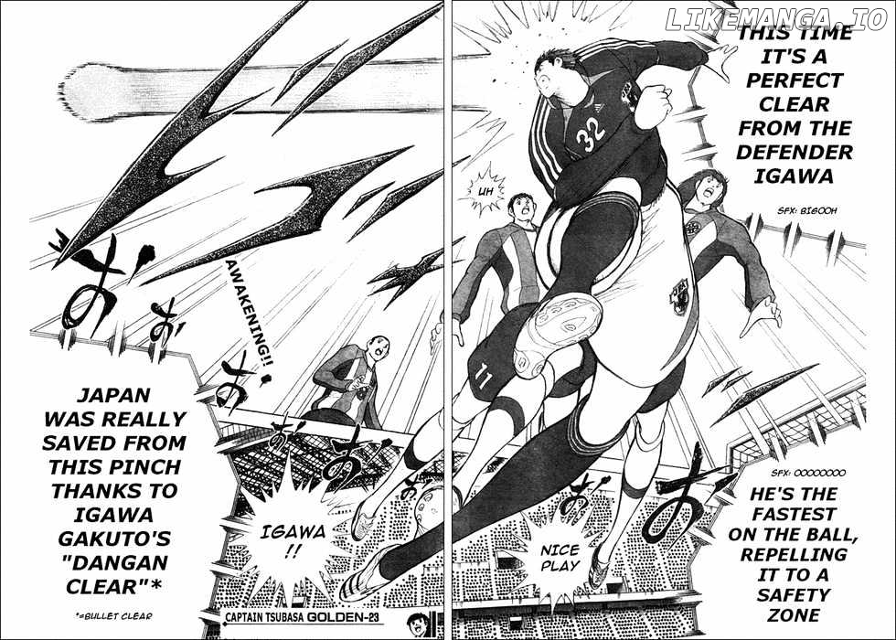 Captain Tsubasa Golden-23 chapter 70 - page 16