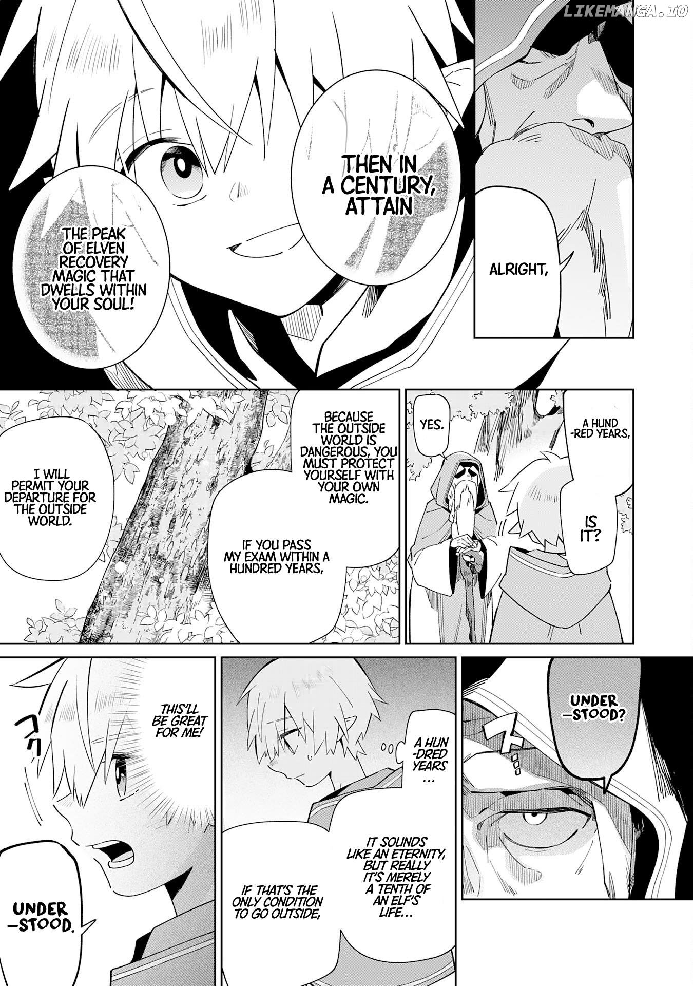 Majutsu Wo Kiwamete Tabi Ni Deta Tensei Elf, Moteamashita Jumyou De Ikeru Densetsu To Naru chapter 1 - page 14