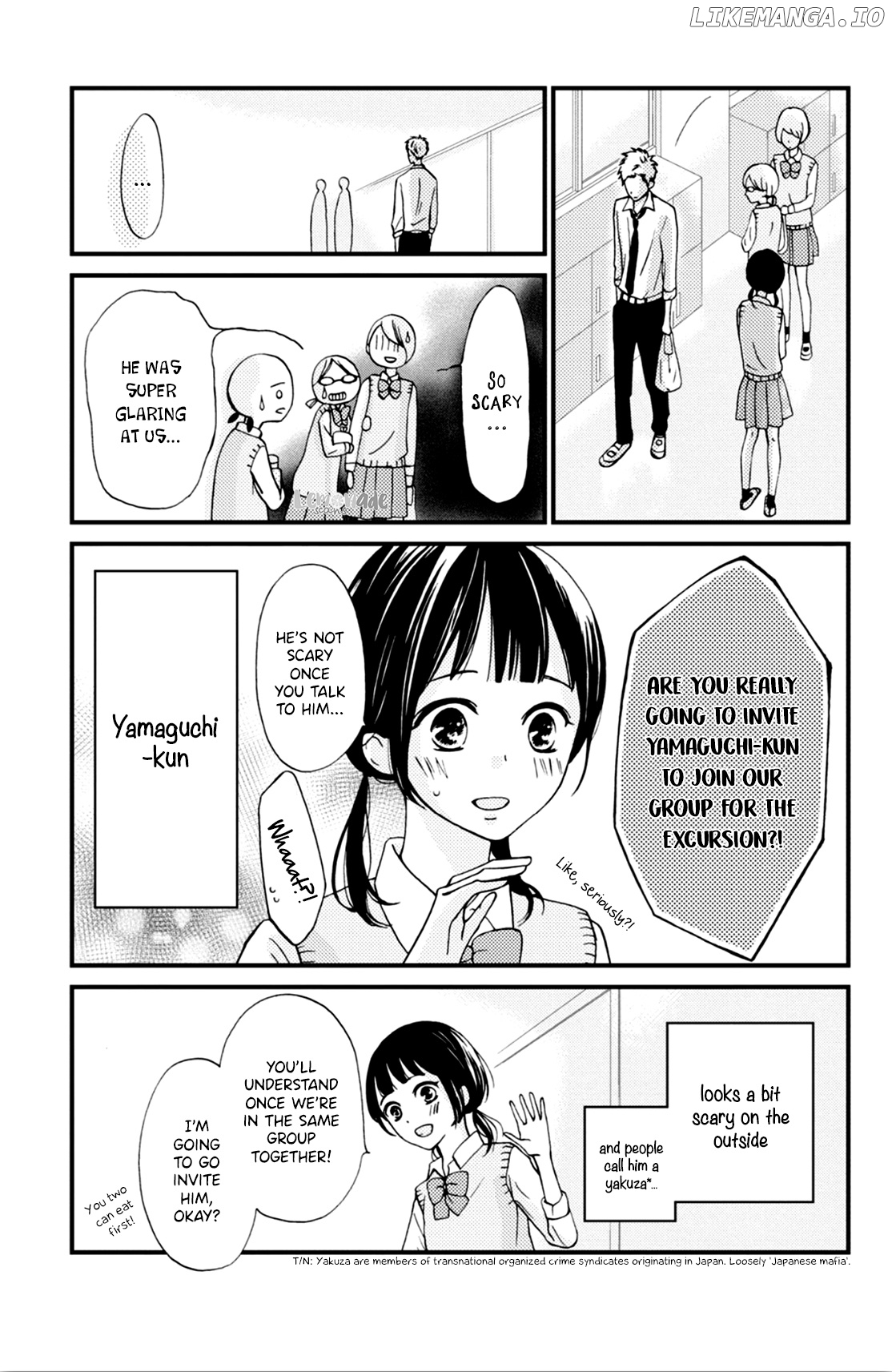 Yamaguchi-kun wa warukunai chapter 3 - page 7