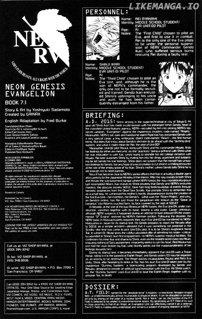 Shinseiki Evangelion chapter 41-42 - page 7