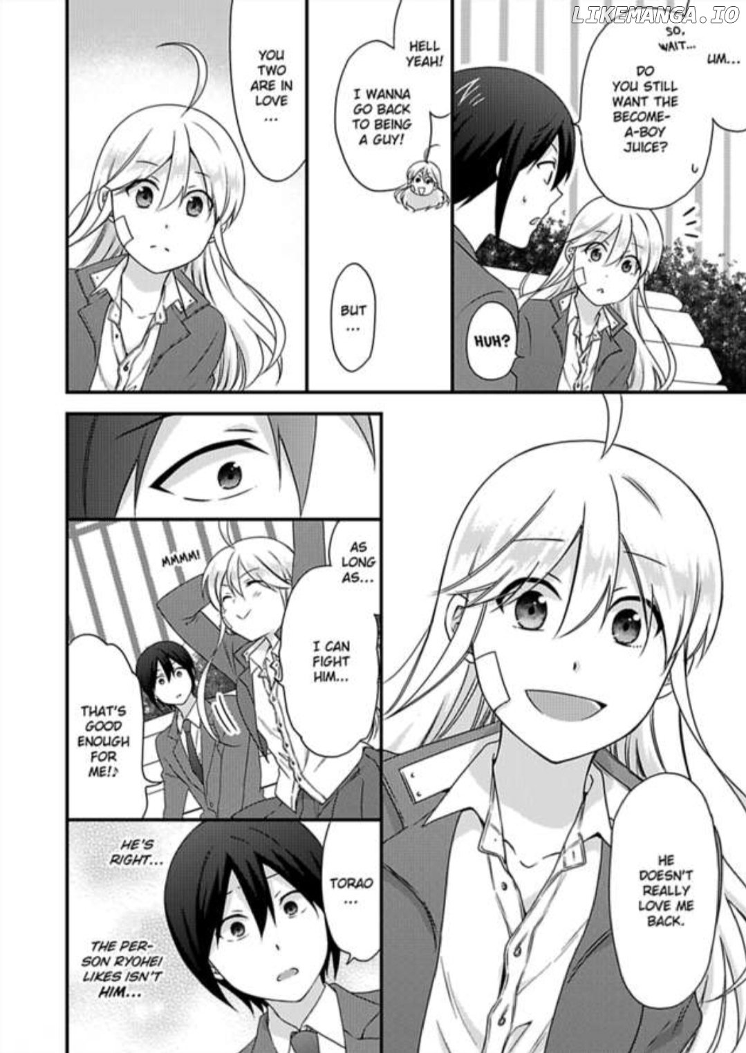 Nyotaika Yankee Gakuen ☆ Ore no Hajimete, Nerawaretemasu. chapter 34 - page 2