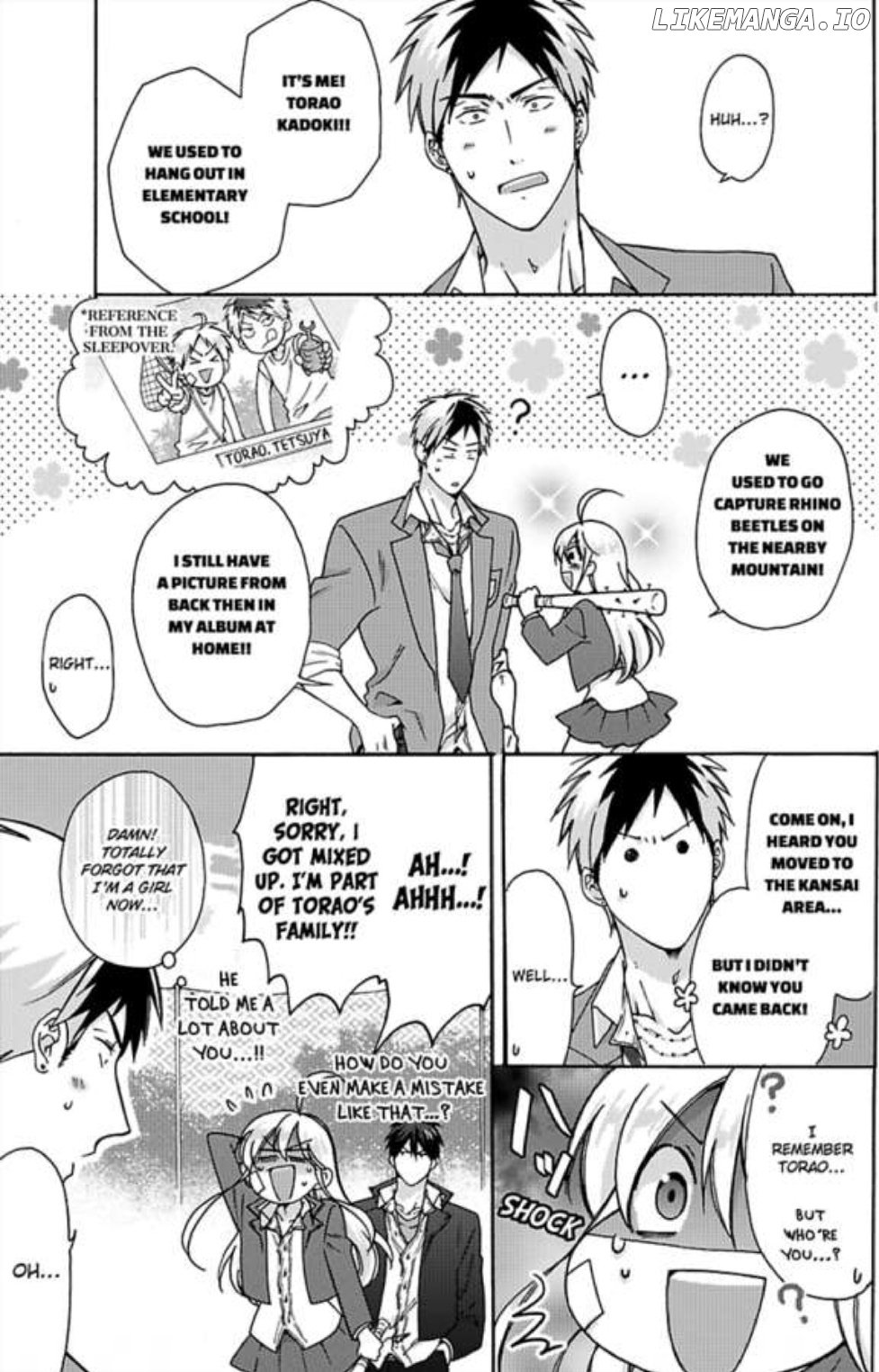 Nyotaika Yankee Gakuen ☆ Ore no Hajimete, Nerawaretemasu. chapter 23 - page 11