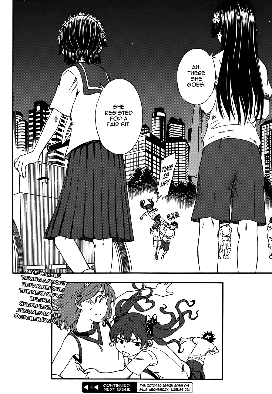 To Aru Kagaku no Railgun chapter 69.5 - page 20