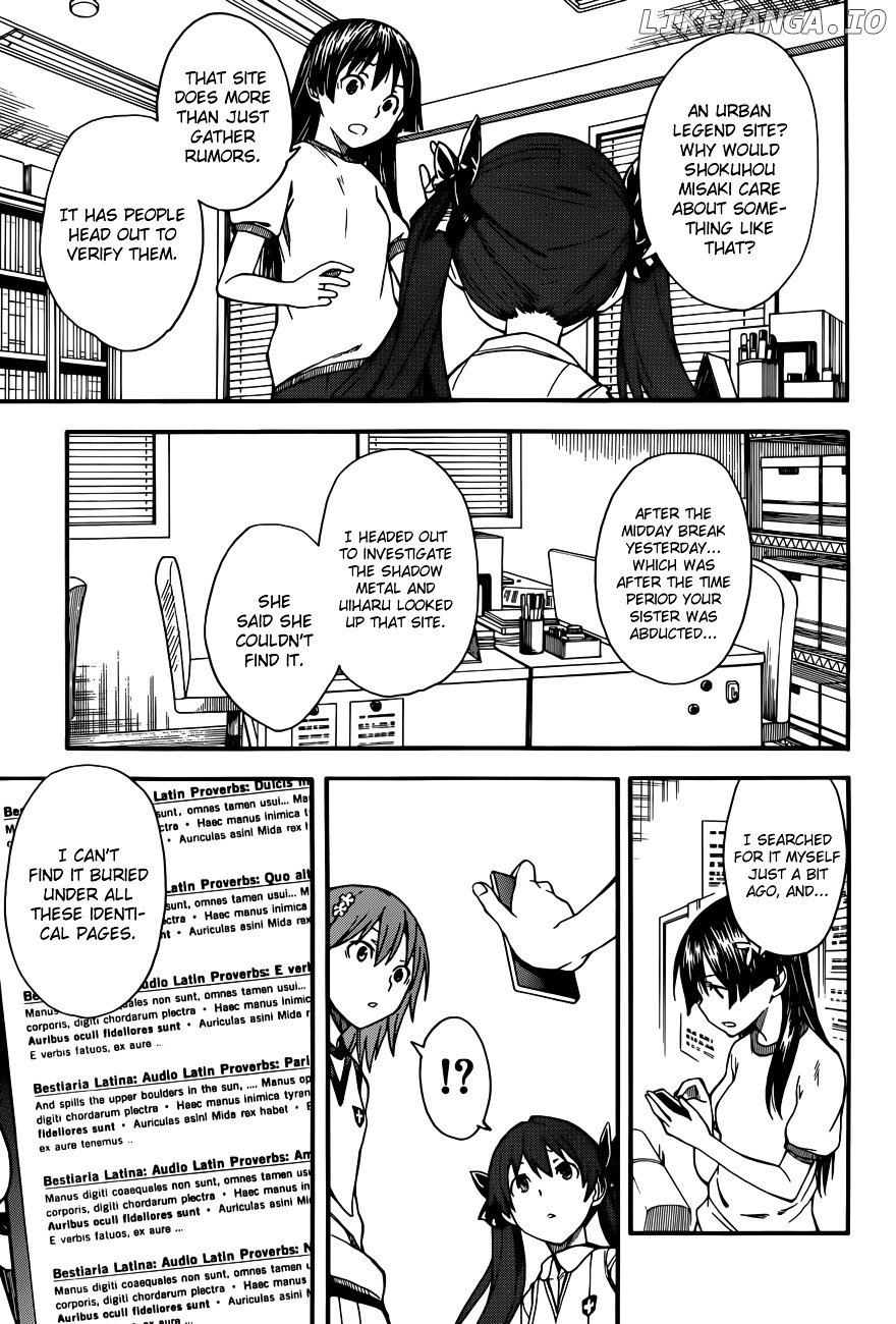 To Aru Kagaku no Railgun chapter 54 - page 26