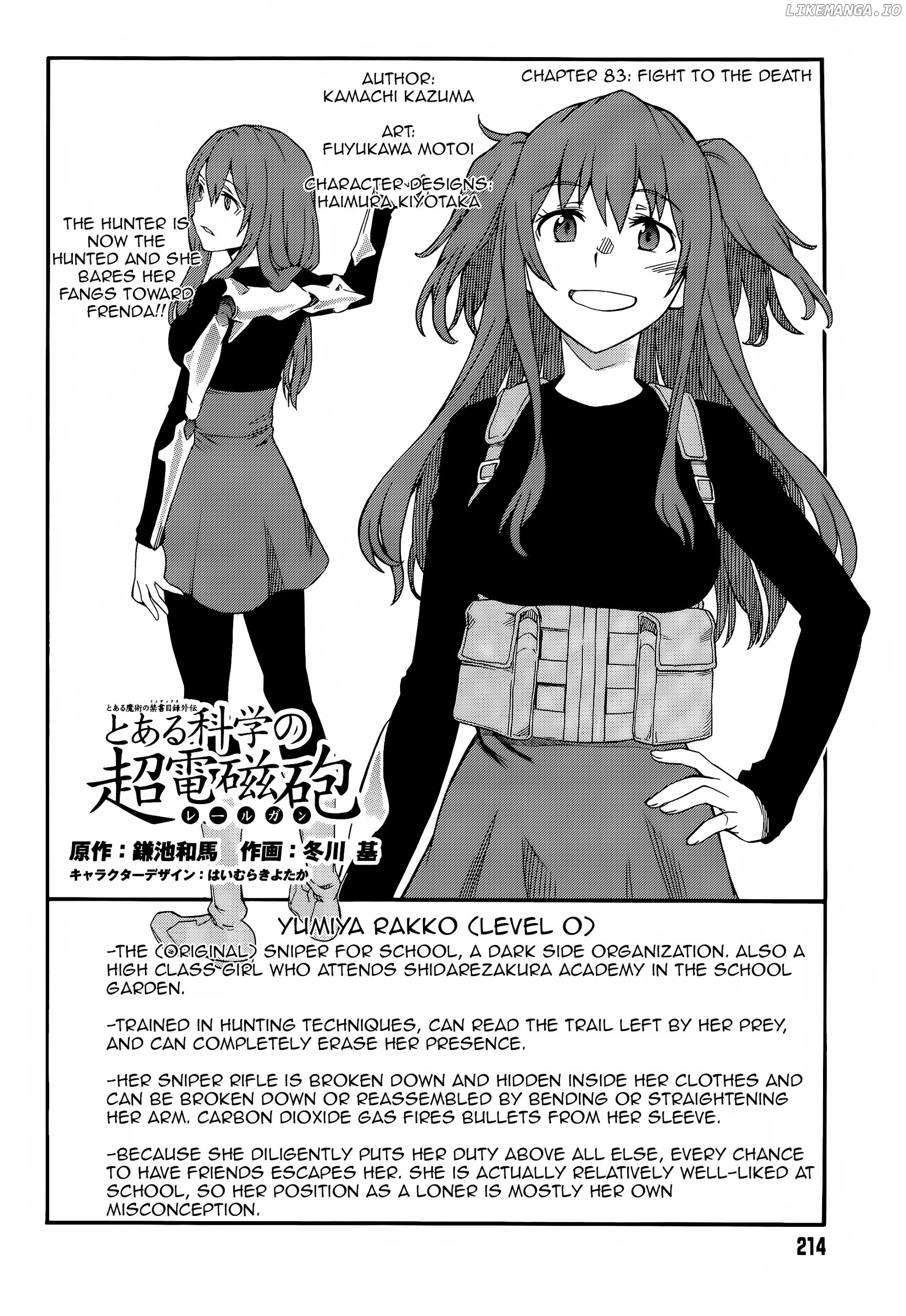 To Aru Kagaku no Railgun chapter 83 - page 4