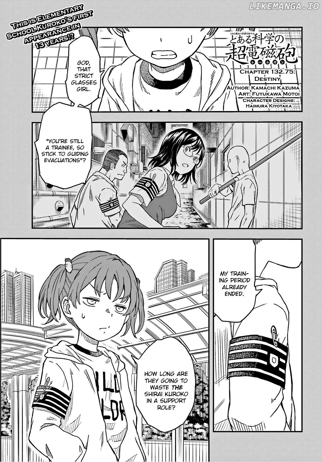 To Aru Kagaku no Railgun chapter 132.6 - page 1