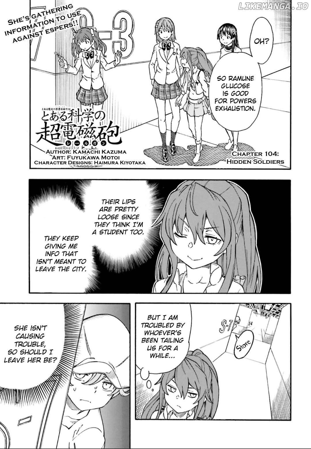 To Aru Kagaku no Railgun chapter 104 - page 1