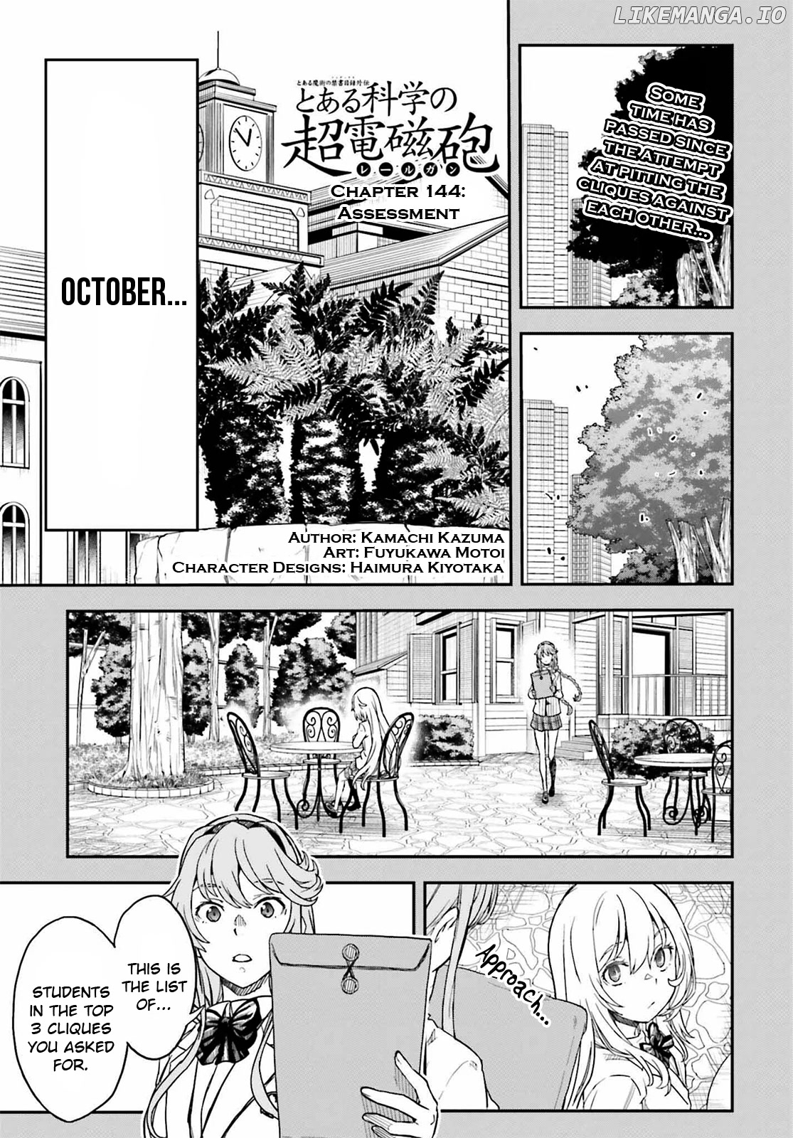 To Aru Kagaku no Railgun chapter 144 - page 1