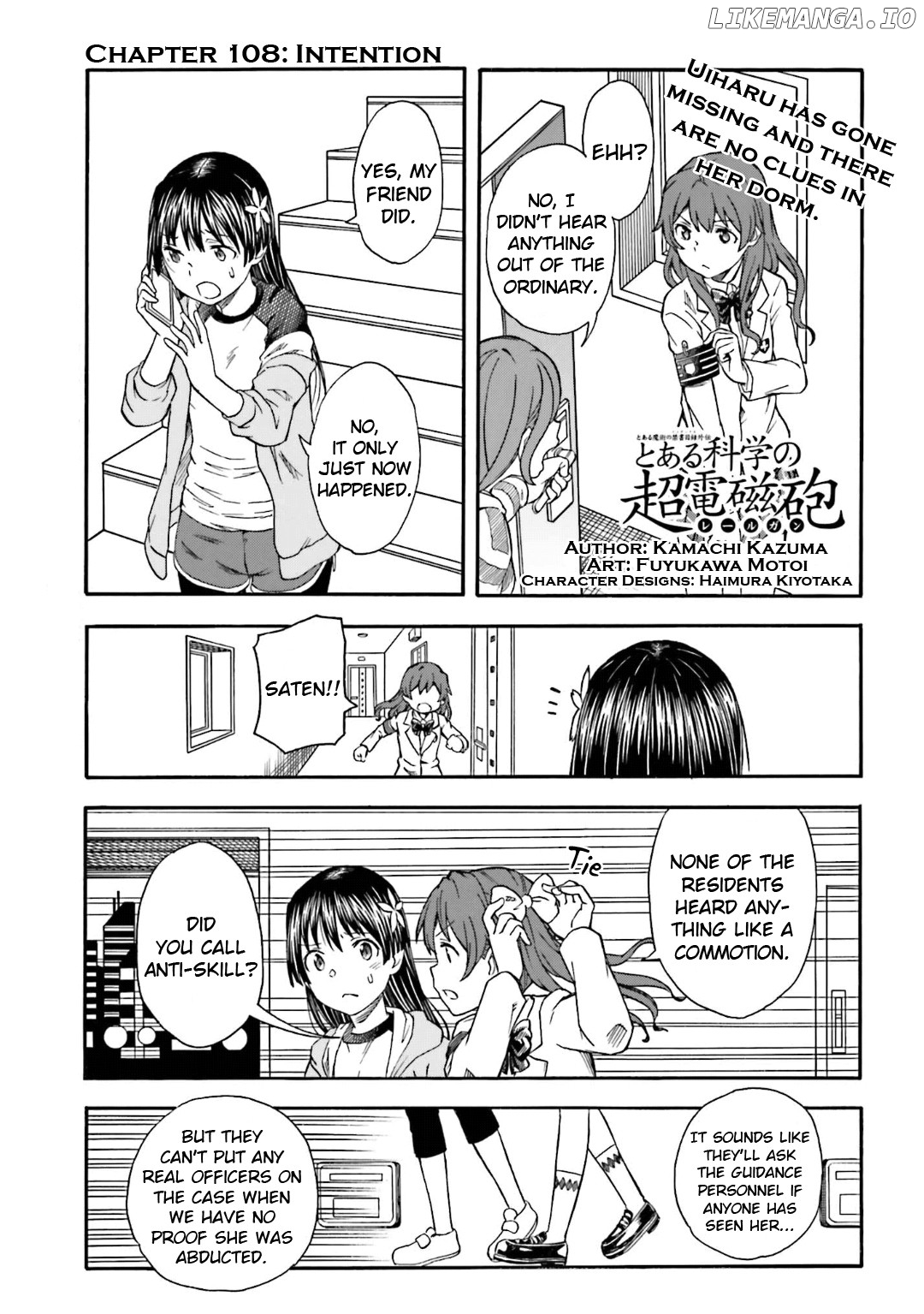 To Aru Kagaku no Railgun chapter 108 - page 1