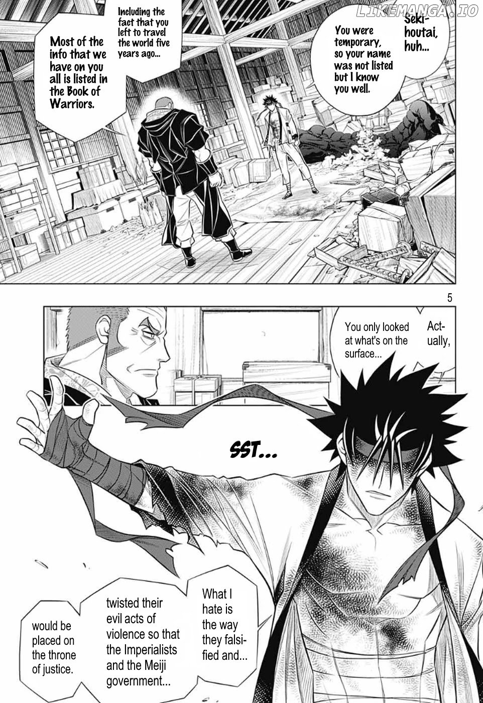 Rurouni Kenshin: Hokkaido Arc chapter 30 - page 4