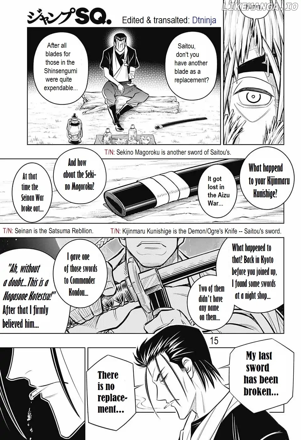 Rurouni Kenshin: Hokkaido Arc chapter 15 - page 14