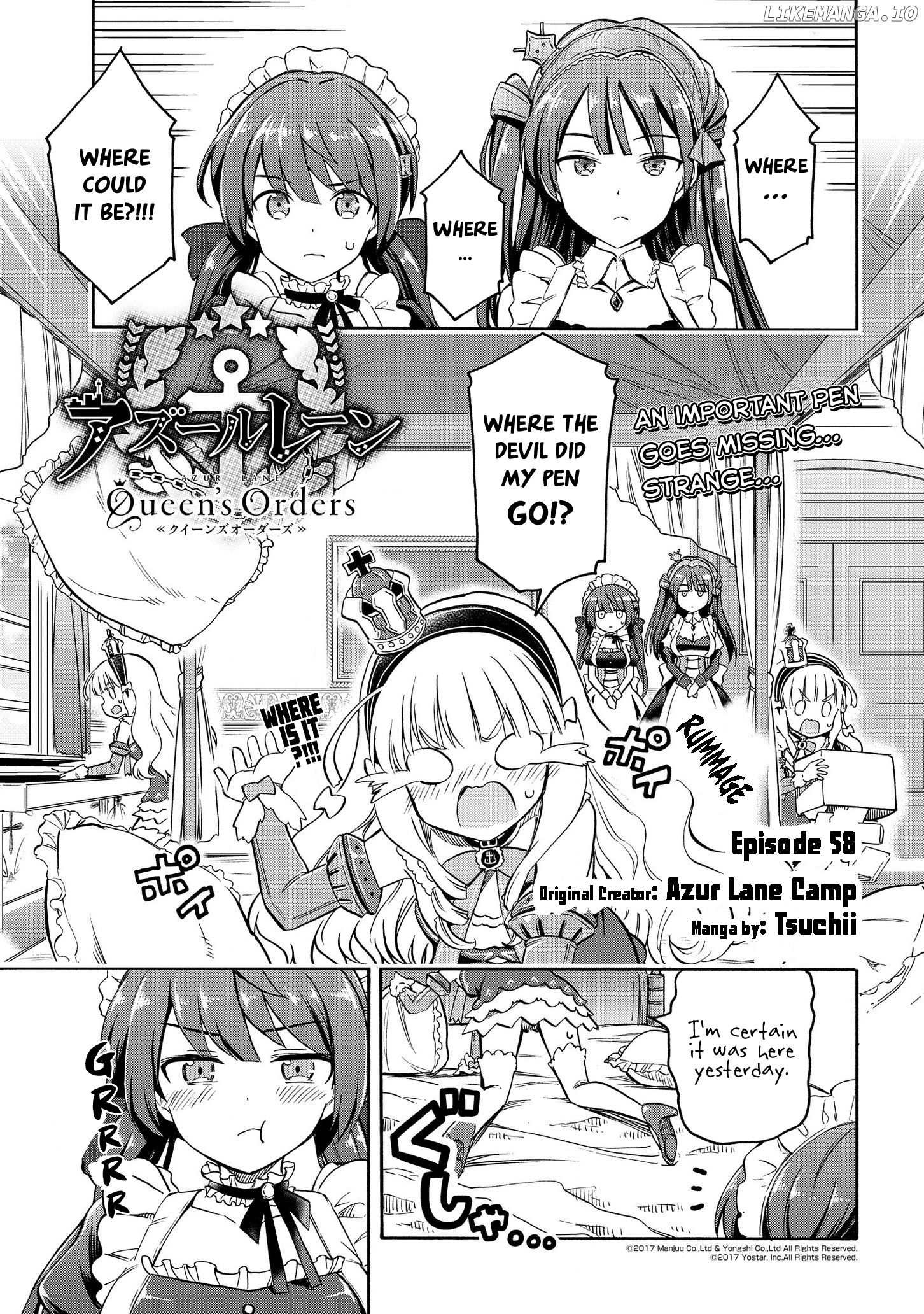 Azur Lane: Queen's Orders chapter 58 - page 1