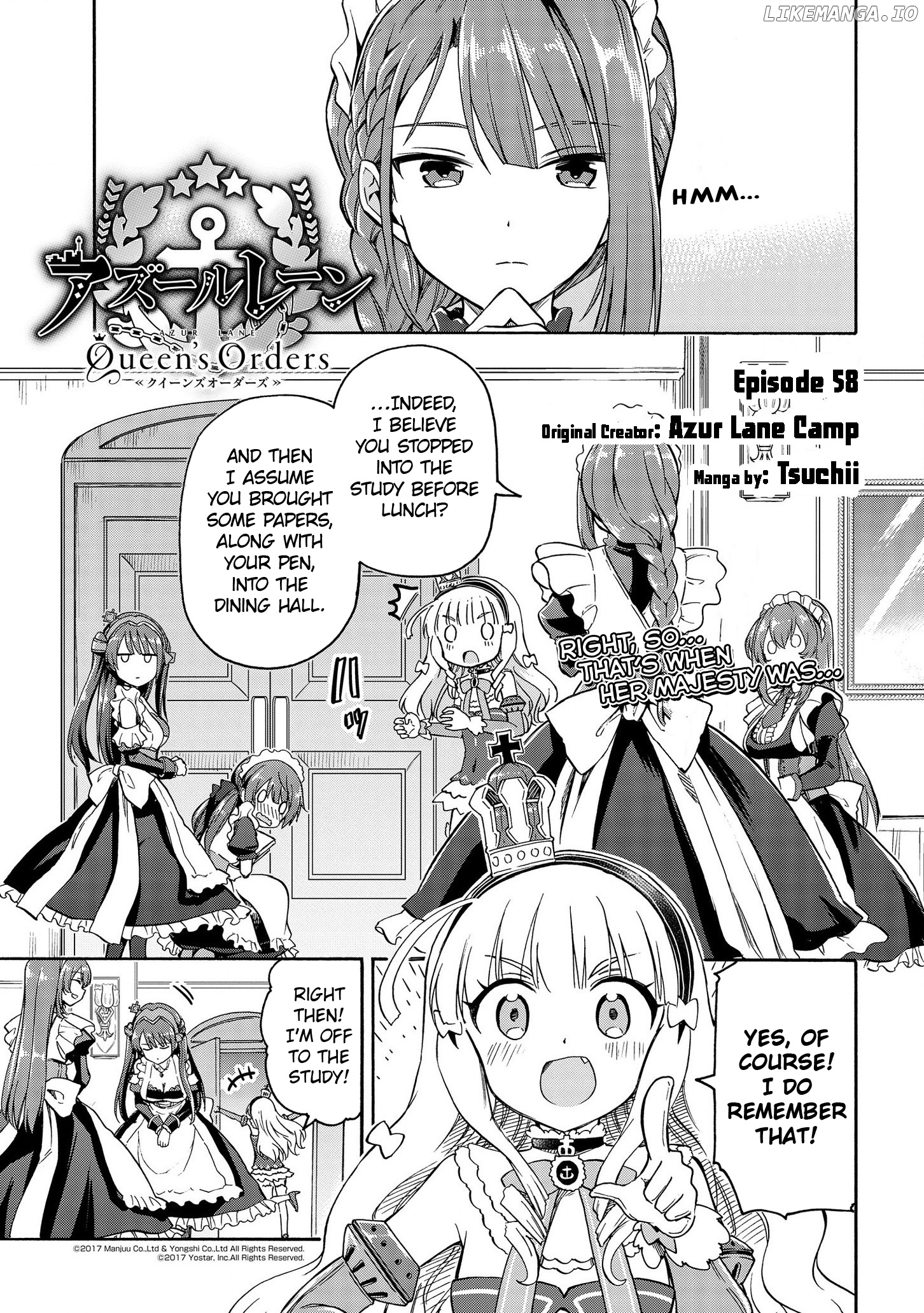 Azur Lane: Queen's Orders chapter 59 - page 1