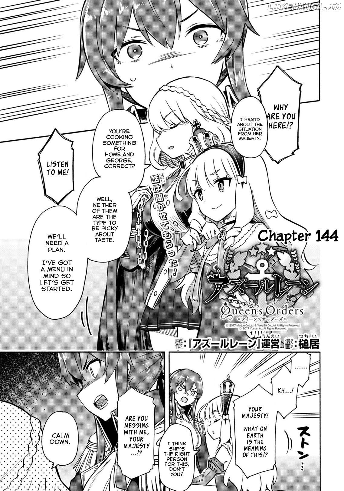 Azur Lane: Queen's Orders chapter 144 - page 1