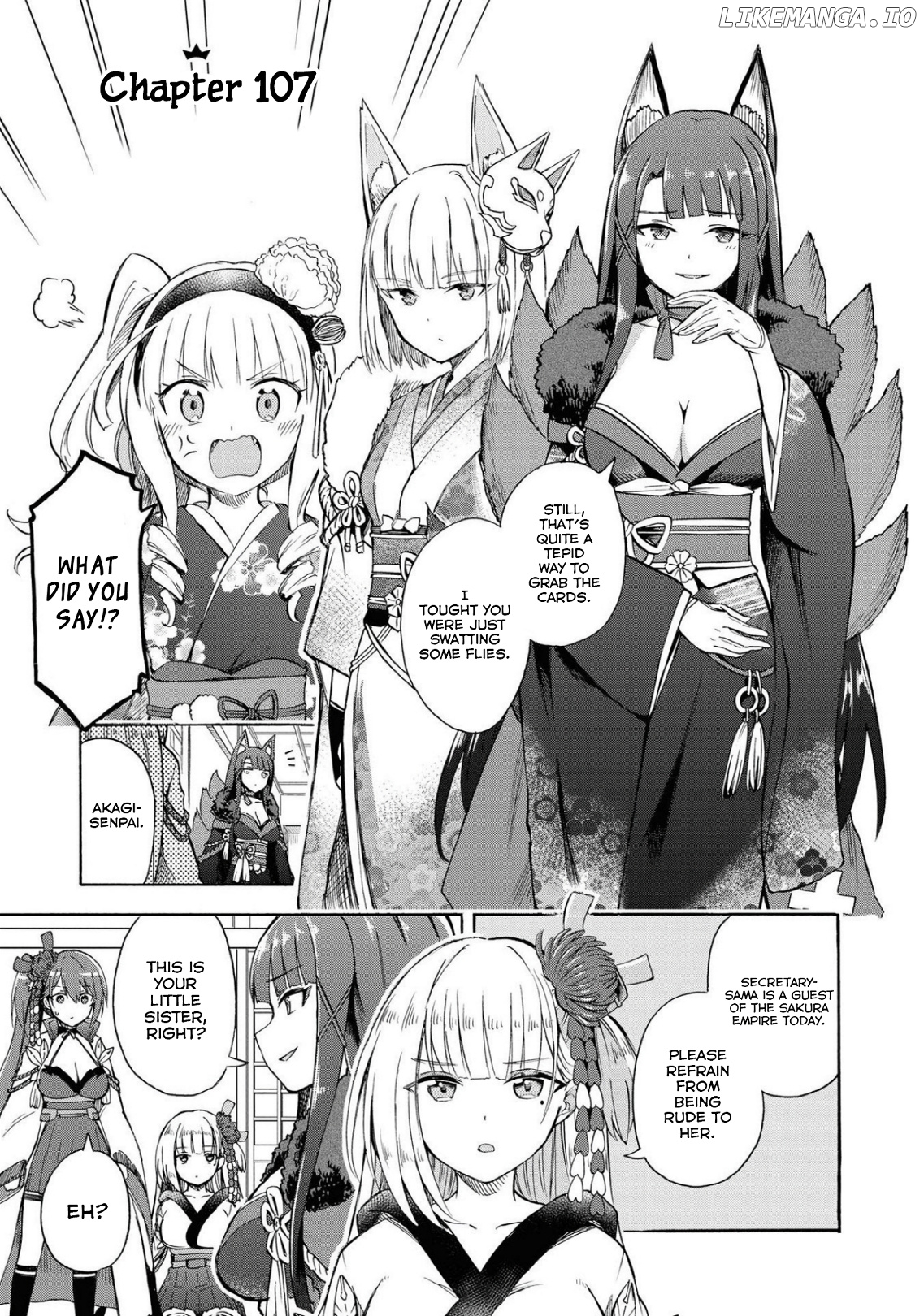 Azur Lane: Queen's Orders chapter 107 - page 1