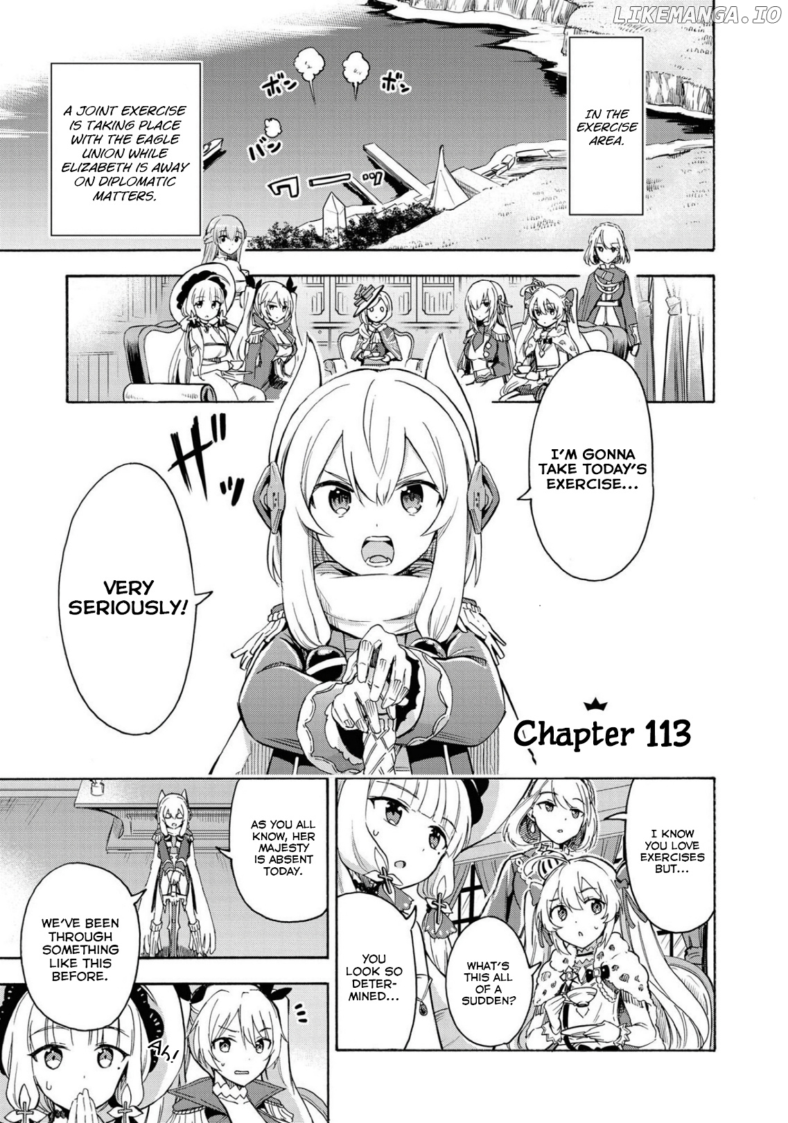 Azur Lane: Queen's Orders chapter 113 - page 1