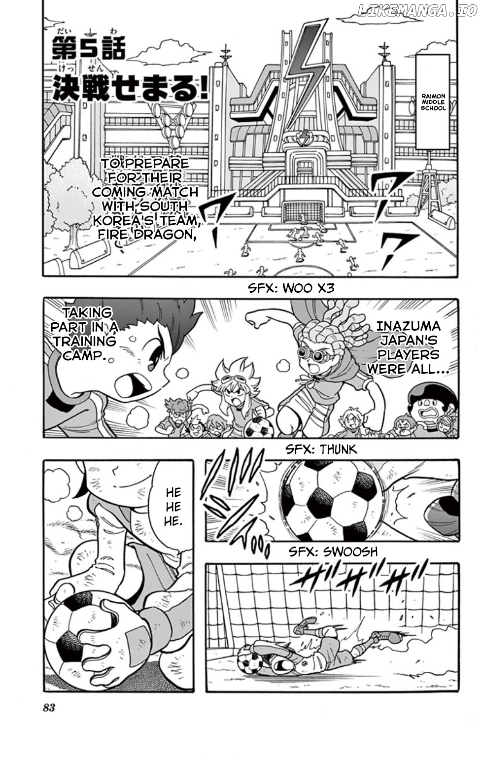 Inazuma Eleven: Baku Gaidenshuu chapter 5 - page 1