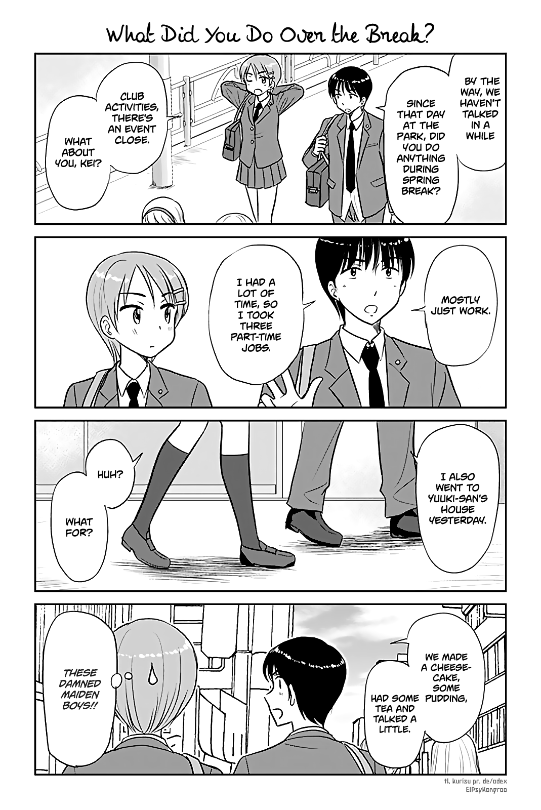 Otome Danshi ni Koisuru Otome Chapter 312 - page 1