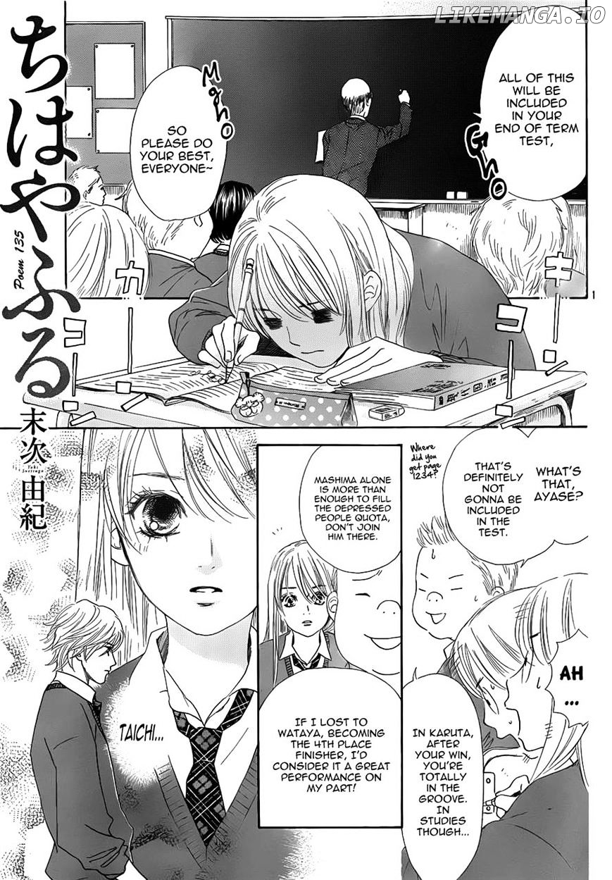 Chihayafuru - Manga chapter 135 - page 1