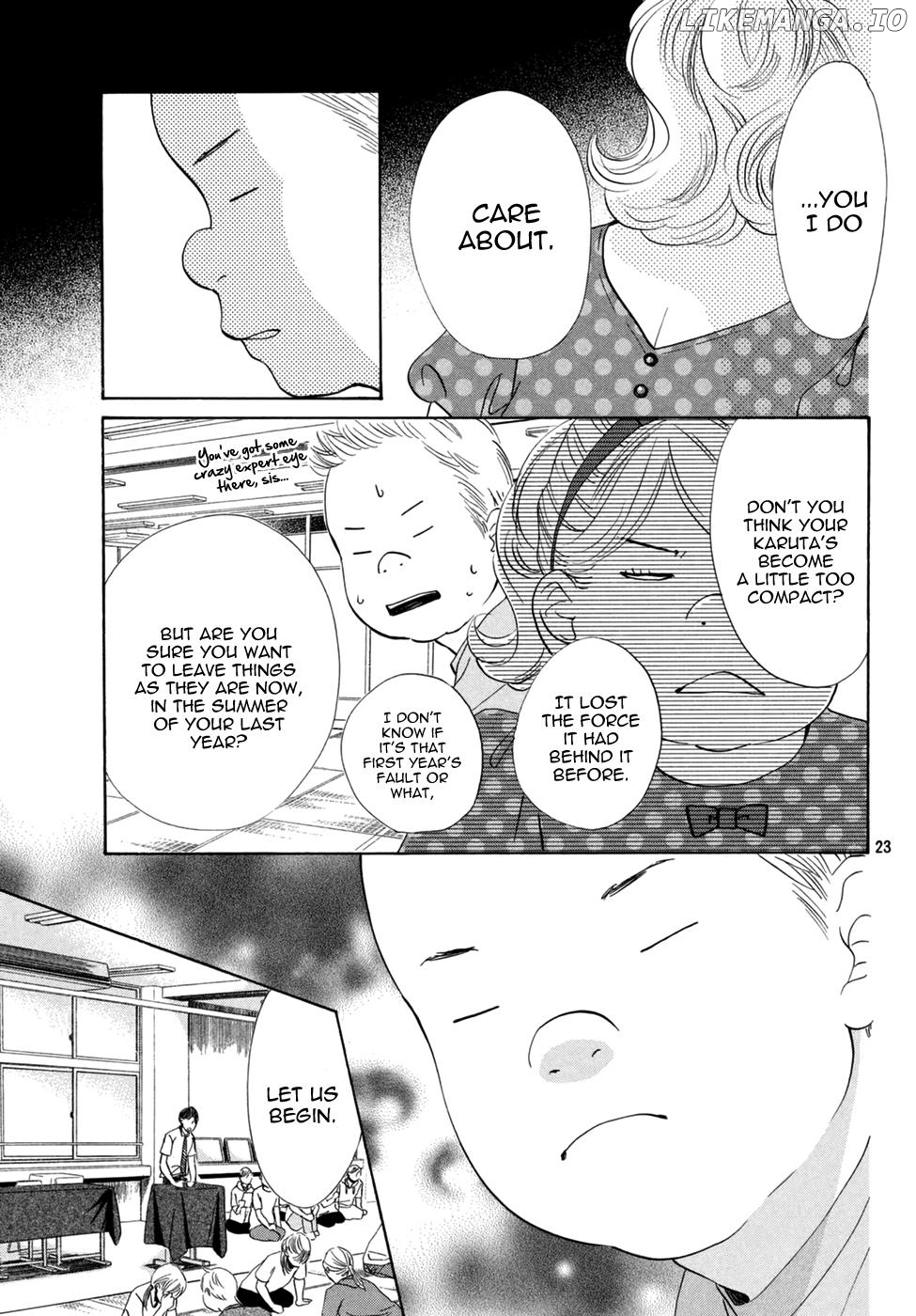 Chihayafuru - Manga chapter 145 - page 25