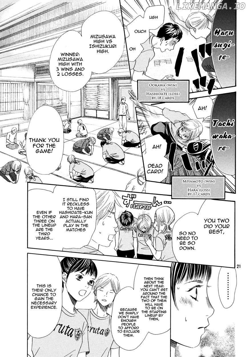 Chihayafuru chapter 155 - page 21