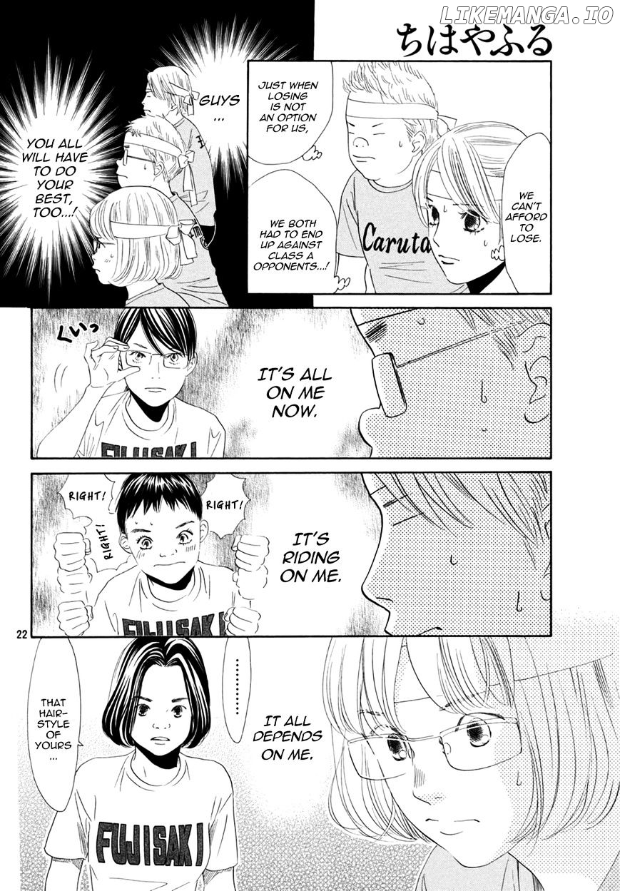 Chihayafuru chapter 157 - page 21