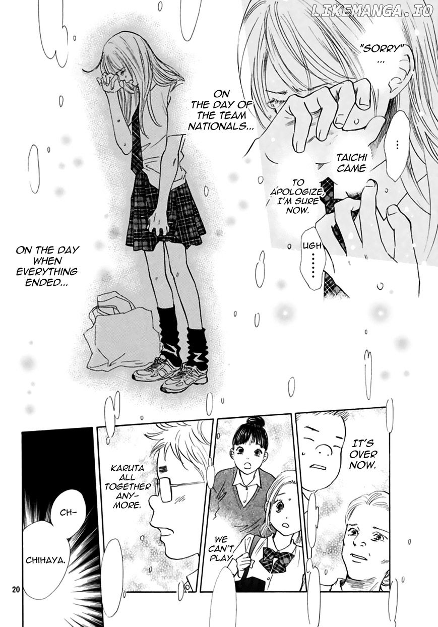 Chihayafuru chapter 165 - page 20