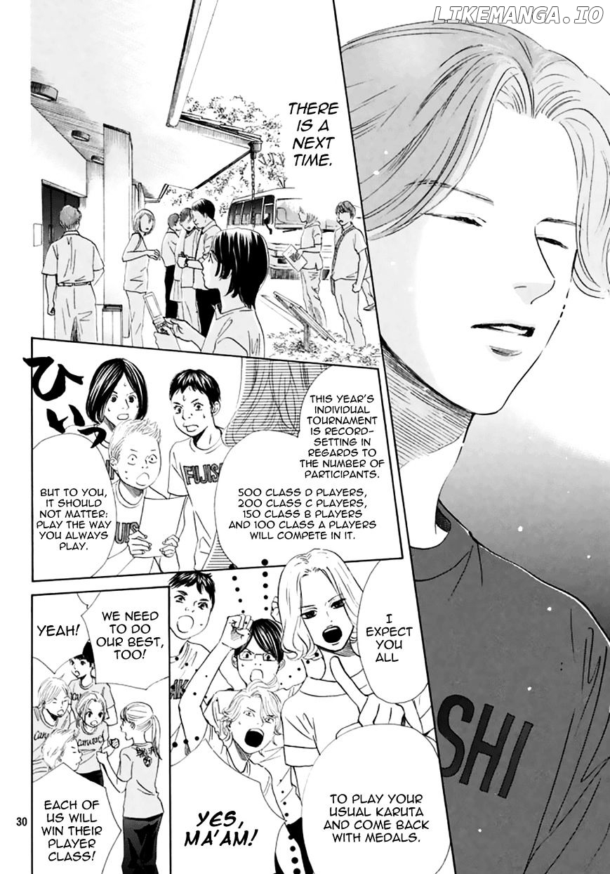 Chihayafuru chapter 165 - page 30