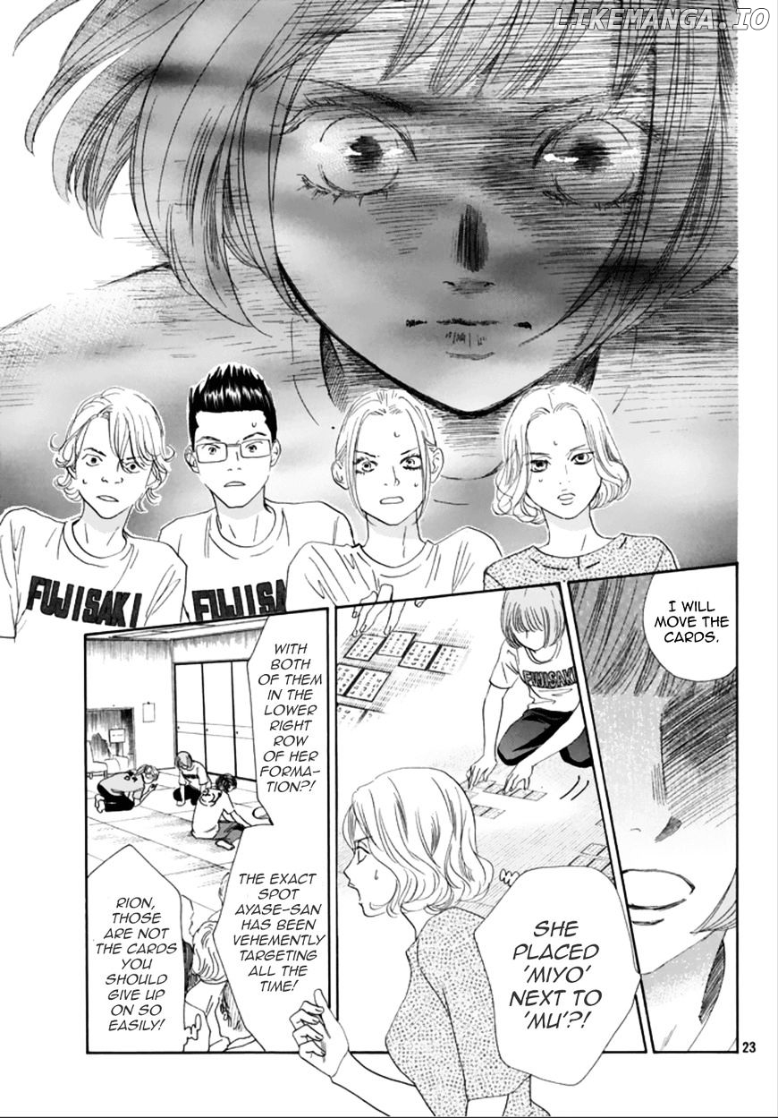 Chihayafuru chapter 185 - page 23